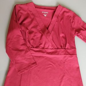 Maternity Mid Sleeve Empire Waist Blouse